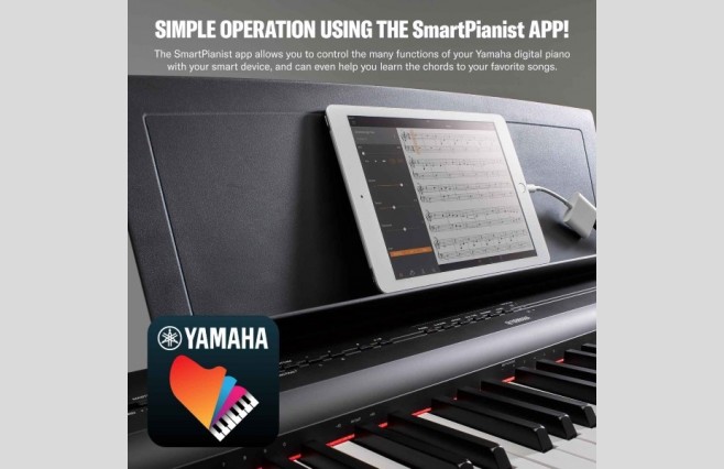Yamaha P125 Black Portable Digital Piano - Image 7